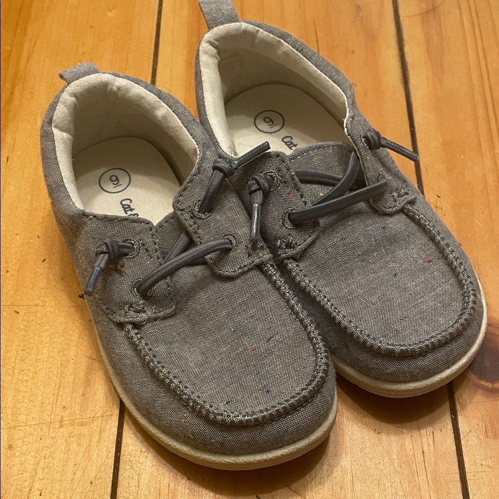 Cat & Jack Gray Moccasin Kids Shoes